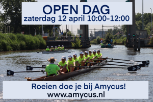 Lees meer over het artikel Kom roeien bij TRV Amycus! Open dag op zaterdag 12 april