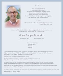 Lees meer over het artikel In Memoriam